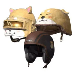 PUBG Helmet Shiba Crew Set