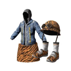 pubg skin Striped Survivor Set