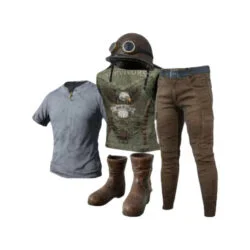 pubg skin Survivors Biker Set