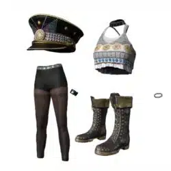 PUBG Skin Burning Chicken Festival Outfit Set2