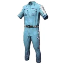 PUBG Skin Jiscar Jumpsuit (Blue)