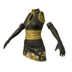 PUBG Skin Black Gold Qipao