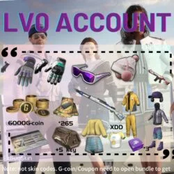 PUBG Account LV0 With Skins G-Coin 4