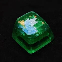 DIY Resin Backlit Cherry MX Switches Handmade Keycaps | Type 20